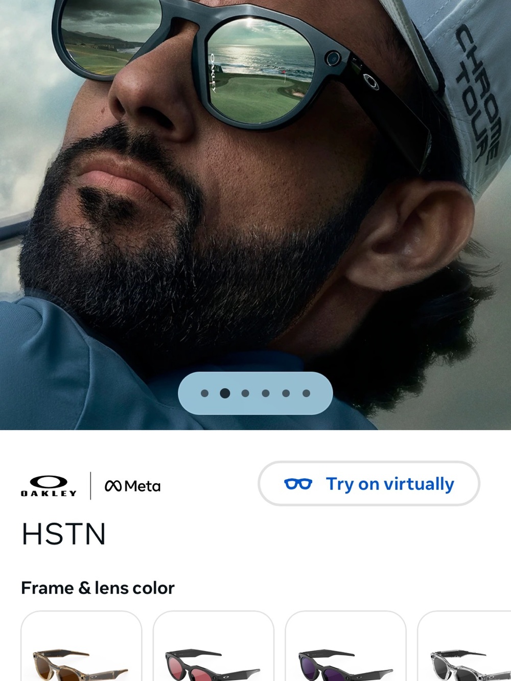 Oakley HSTN 51 mm polarized meta sunglasses